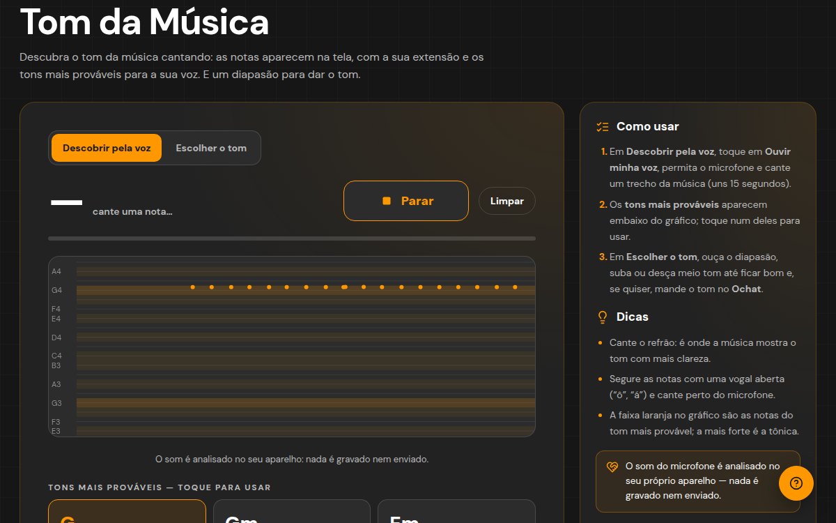 Tom da Música no computador