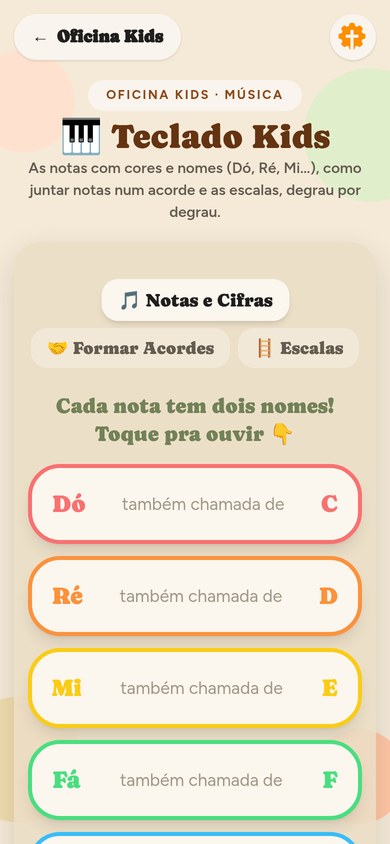 Teclado Kids no celular